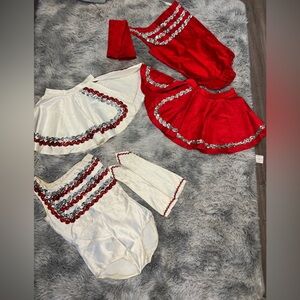 2 Vintage 80’s  Drill Team Costume  (Shoulder Distressed ) Well Made